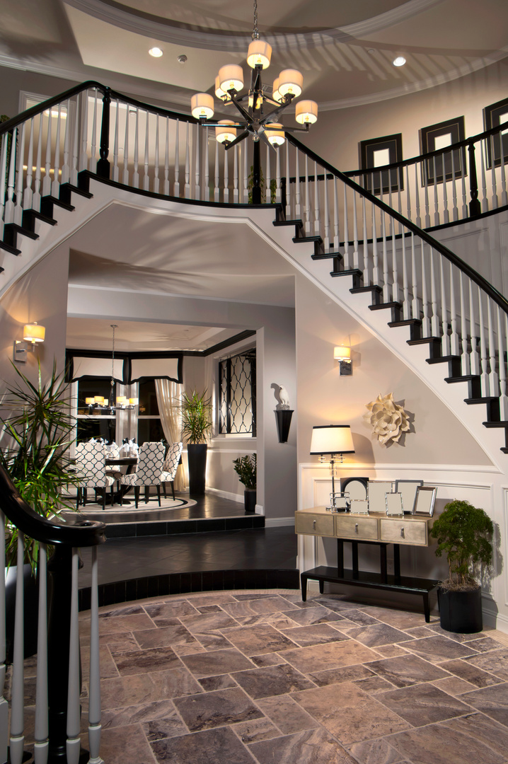 Luxury Stair Entry Interior Home Design